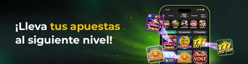 Diseño de juego de casino online con estilo nocturno y efectos luminosos.